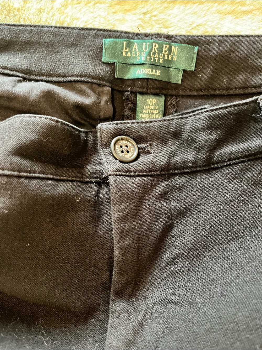 Ralph Lauren Black Petite Adelle Dress Pants - Picture 4 of 4